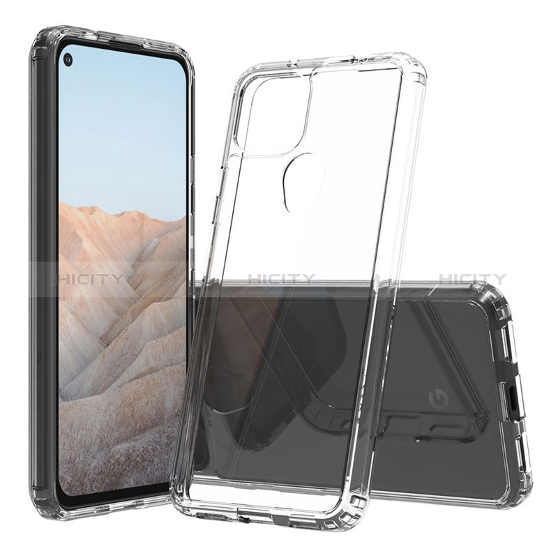 Carcasa Bumper Funda Silicona Transparente 360 Grados Z01J para Google Pixel 5a 5G Claro