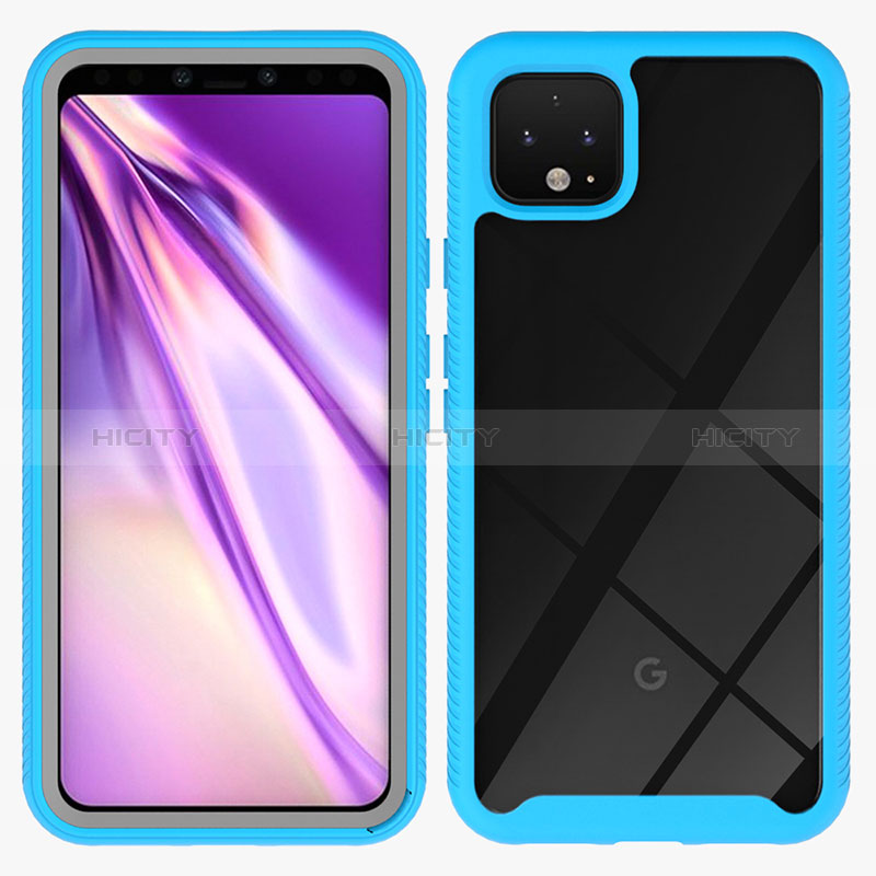 Carcasa Bumper Funda Silicona Transparente 360 Grados ZJ1 para Google Pixel 4