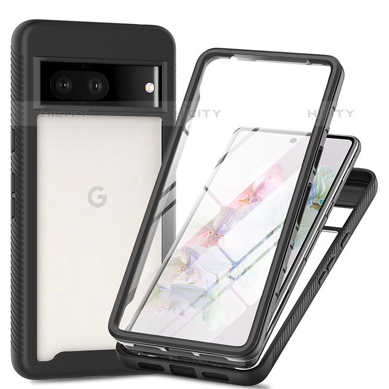 Carcasa Bumper Funda Silicona Transparente 360 Grados ZJ1 para Google Pixel 7 5G