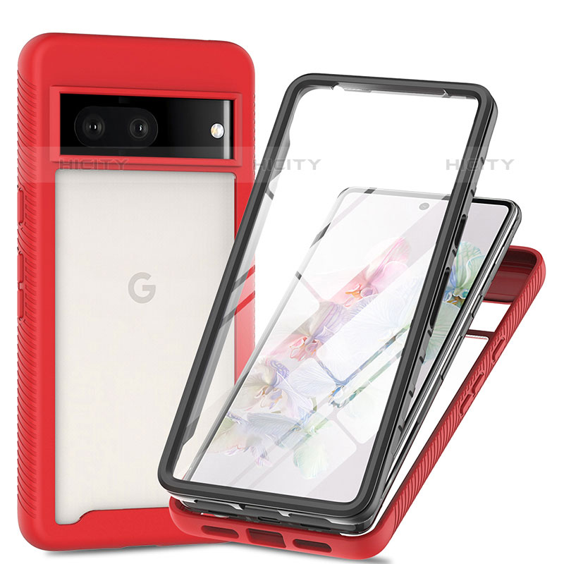 Carcasa Bumper Funda Silicona Transparente 360 Grados ZJ1 para Google Pixel 7 5G