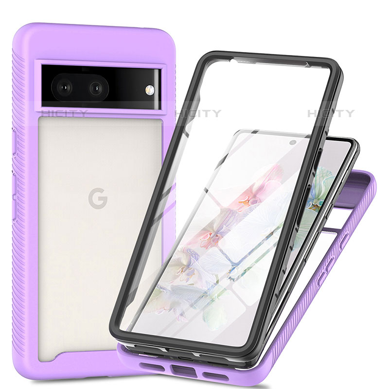 Carcasa Bumper Funda Silicona Transparente 360 Grados ZJ1 para Google Pixel 7 5G