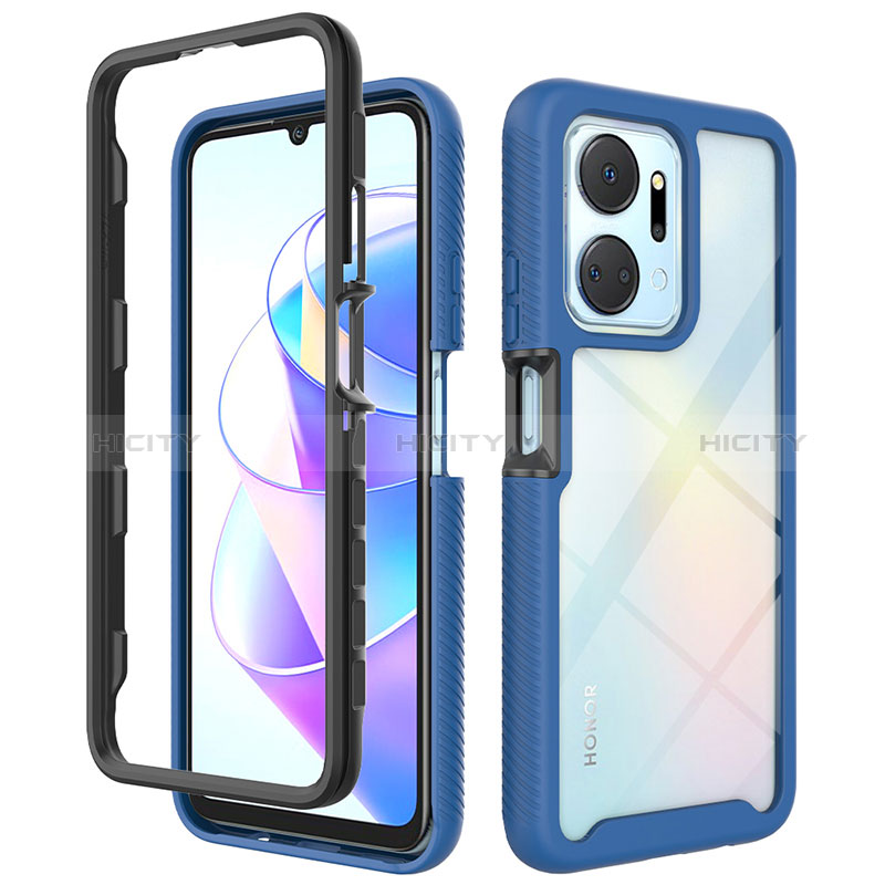 Carcasa Bumper Funda Silicona Transparente 360 Grados ZJ1 para Huawei Honor X7a