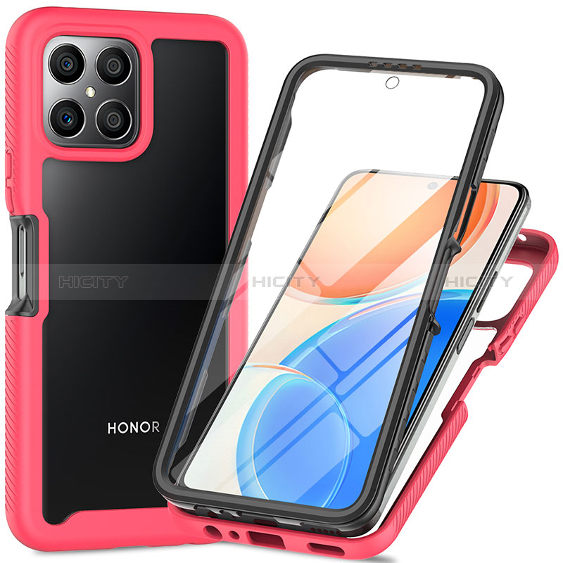 Carcasa Bumper Funda Silicona Transparente 360 Grados ZJ1 para Huawei Honor X8 4G