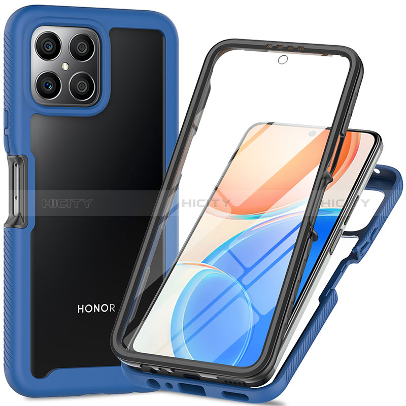 Carcasa Bumper Funda Silicona Transparente 360 Grados ZJ1 para Huawei Honor X8 4G