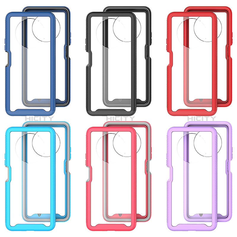 Carcasa Bumper Funda Silicona Transparente 360 Grados ZJ1 para Huawei Honor X9 4G