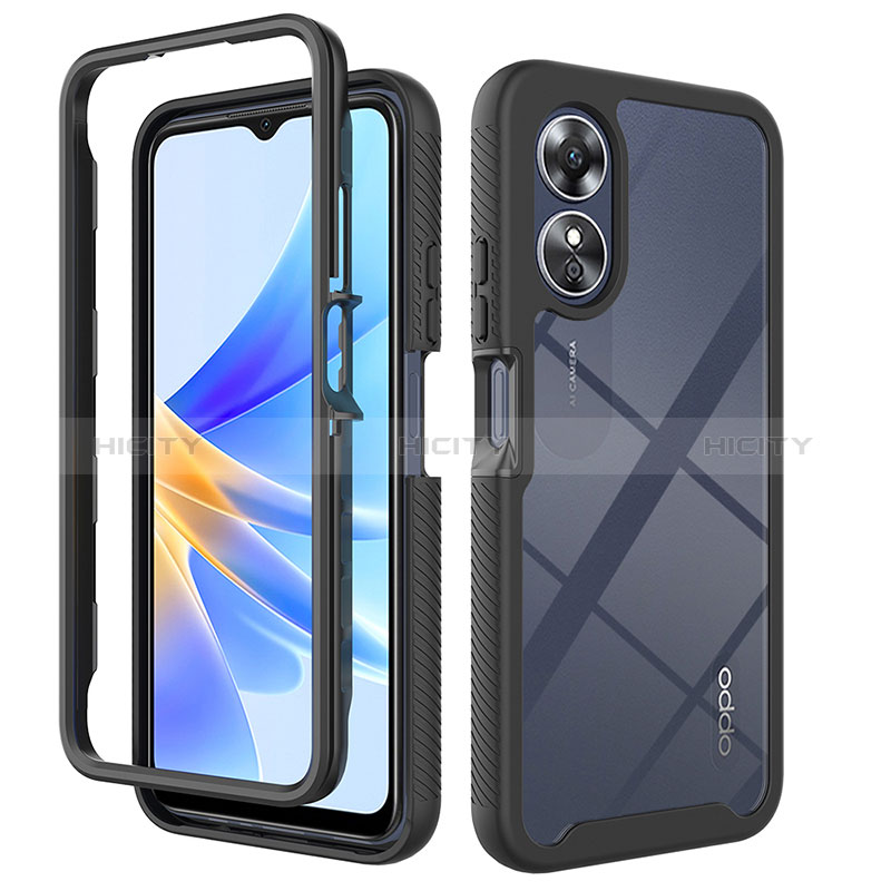 Carcasa Bumper Funda Silicona Transparente 360 Grados ZJ1 para Oppo A17