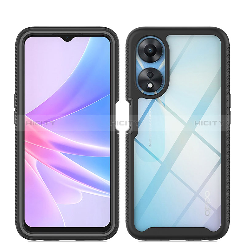 Carcasa Bumper Funda Silicona Transparente 360 Grados ZJ1 para Oppo A58 5G