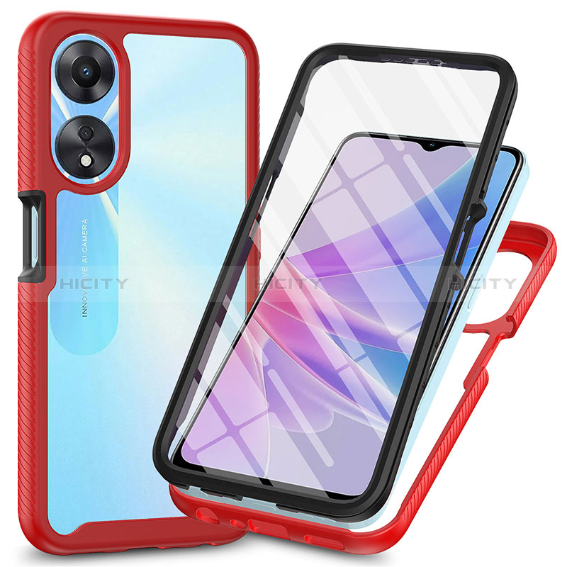 Carcasa Bumper Funda Silicona Transparente 360 Grados ZJ1 para Oppo A78 5G