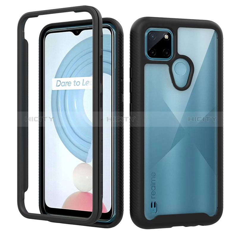 Carcasa Bumper Funda Silicona Transparente 360 Grados ZJ1 para Realme C21Y