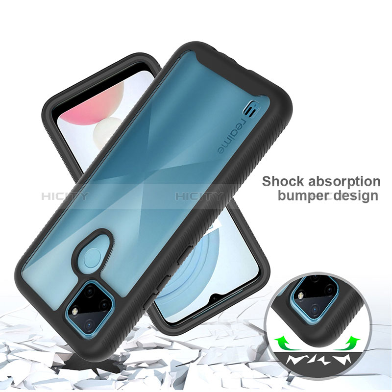 Carcasa Bumper Funda Silicona Transparente 360 Grados ZJ1 para Realme C25Y