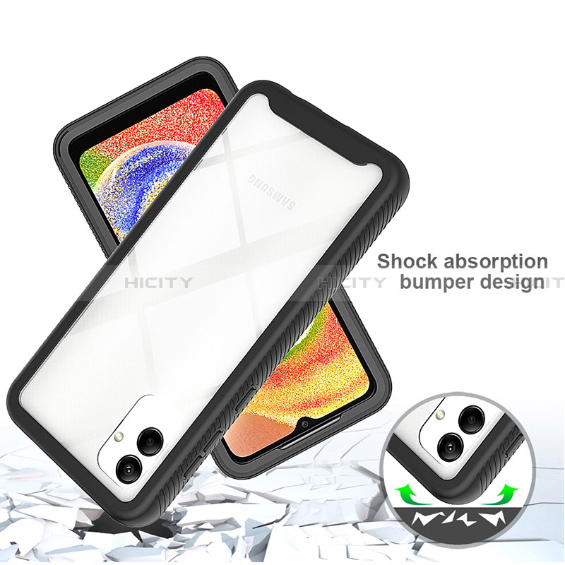 Carcasa Bumper Funda Silicona Transparente 360 Grados ZJ1 para Samsung Galaxy A04 4G