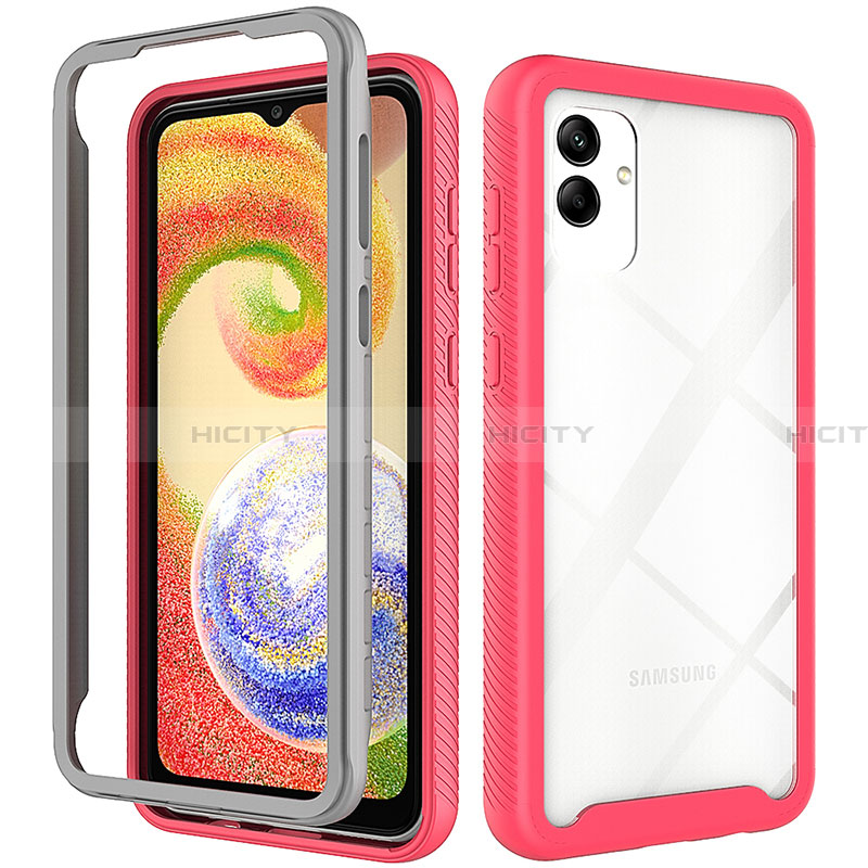 Carcasa Bumper Funda Silicona Transparente 360 Grados ZJ1 para Samsung Galaxy A04 4G