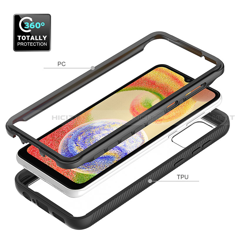 Carcasa Bumper Funda Silicona Transparente 360 Grados ZJ1 para Samsung Galaxy A04 4G