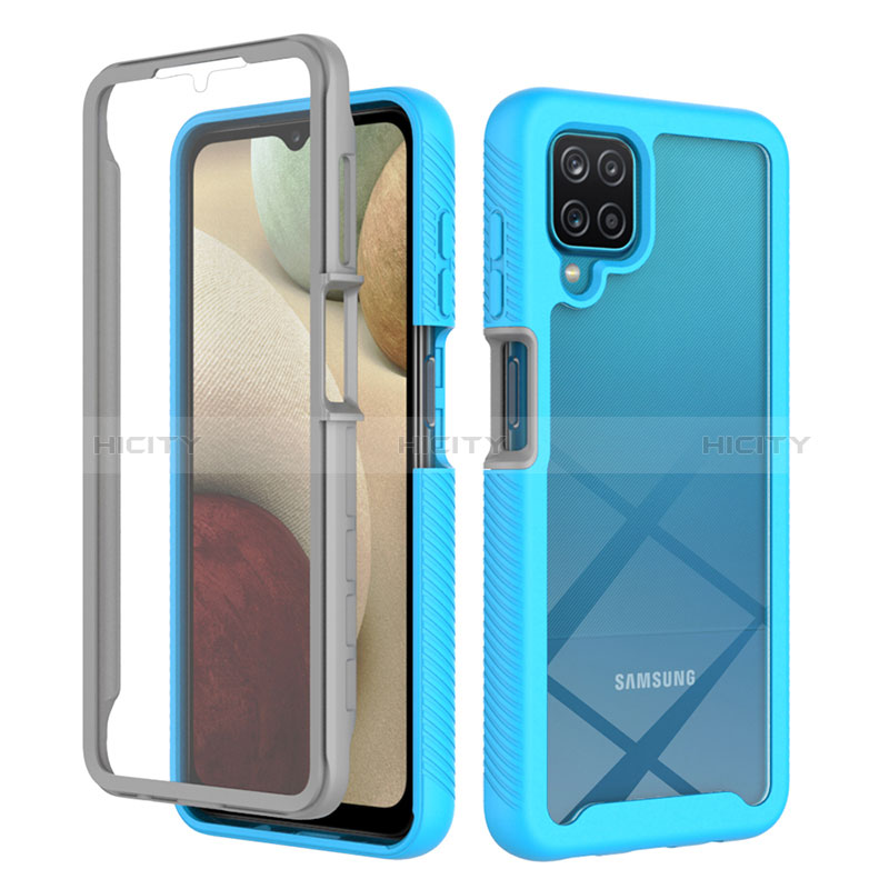 Carcasa Bumper Funda Silicona Transparente 360 Grados ZJ1 para Samsung Galaxy A12 5G