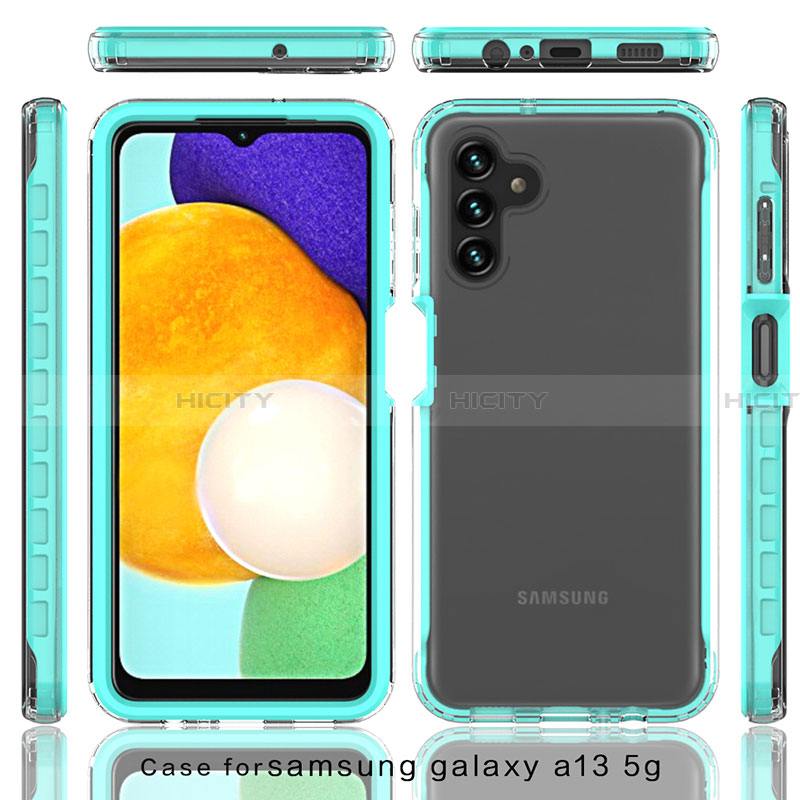 Carcasa Bumper Funda Silicona Transparente 360 Grados ZJ1 para Samsung Galaxy A13 5G