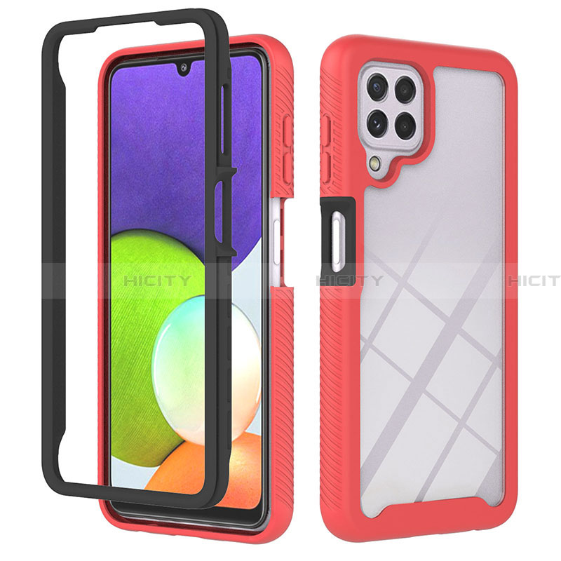 Carcasa Bumper Funda Silicona Transparente 360 Grados ZJ1 para Samsung Galaxy A22 4G