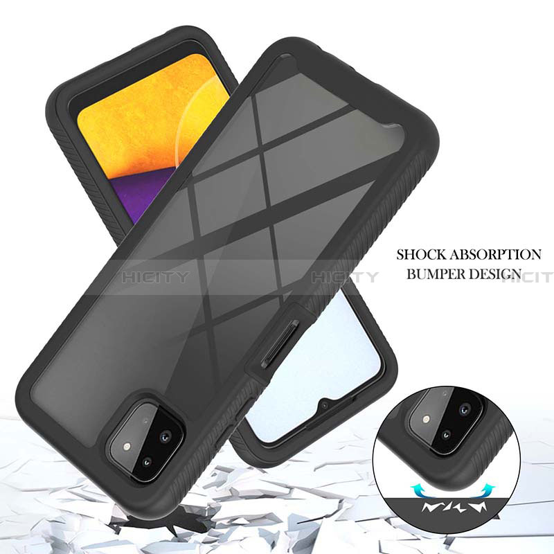 Carcasa Bumper Funda Silicona Transparente 360 Grados ZJ1 para Samsung Galaxy A22 5G