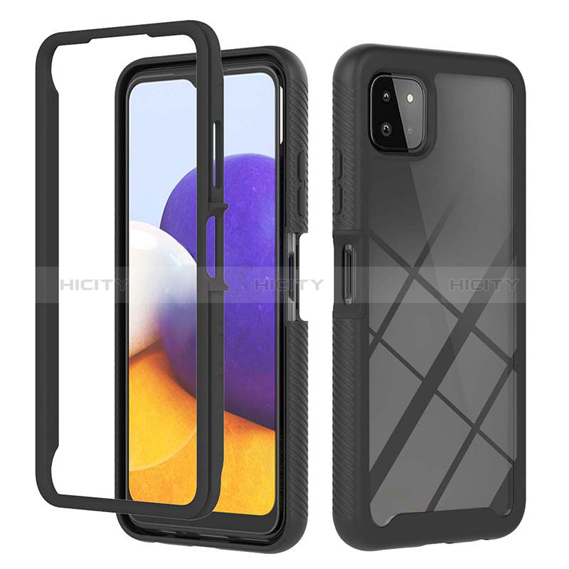 Carcasa Bumper Funda Silicona Transparente 360 Grados ZJ1 para Samsung Galaxy A22s 5G