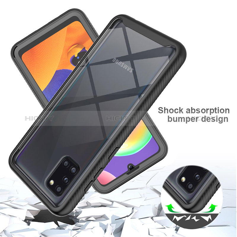 Carcasa Bumper Funda Silicona Transparente 360 Grados ZJ1 para Samsung Galaxy A31