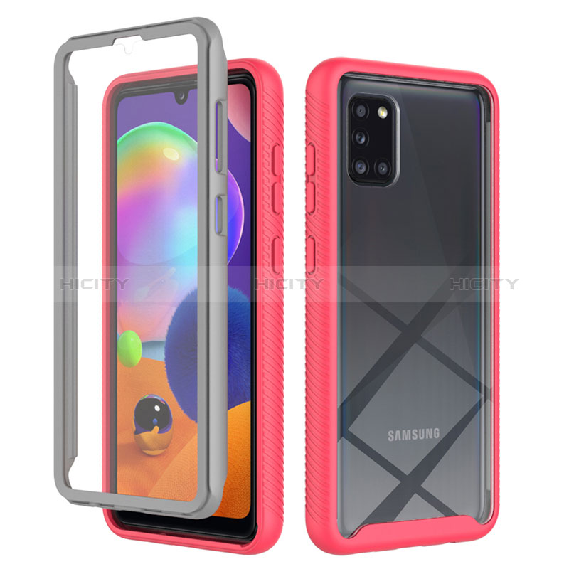 Carcasa Bumper Funda Silicona Transparente 360 Grados ZJ1 para Samsung Galaxy A31