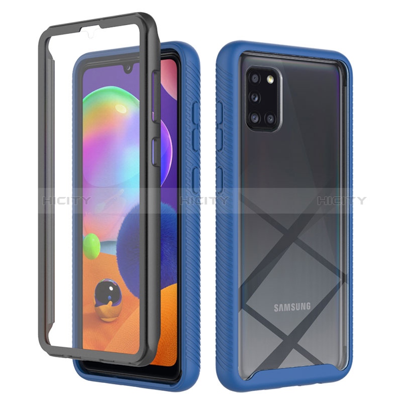 Carcasa Bumper Funda Silicona Transparente 360 Grados ZJ1 para Samsung Galaxy A31