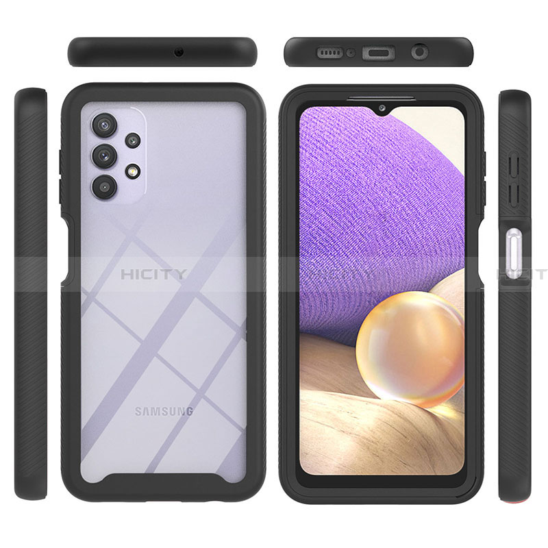 Carcasa Bumper Funda Silicona Transparente 360 Grados ZJ1 para Samsung Galaxy A32 4G