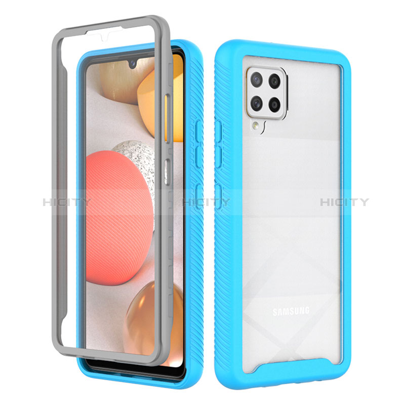 Carcasa Bumper Funda Silicona Transparente 360 Grados ZJ1 para Samsung Galaxy A42 5G