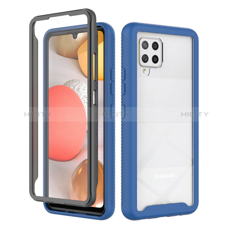 Carcasa Bumper Funda Silicona Transparente 360 Grados ZJ1 para Samsung Galaxy A42 5G