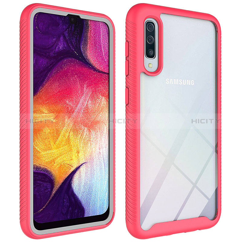 Carcasa Bumper Funda Silicona Transparente 360 Grados ZJ1 para Samsung Galaxy A50