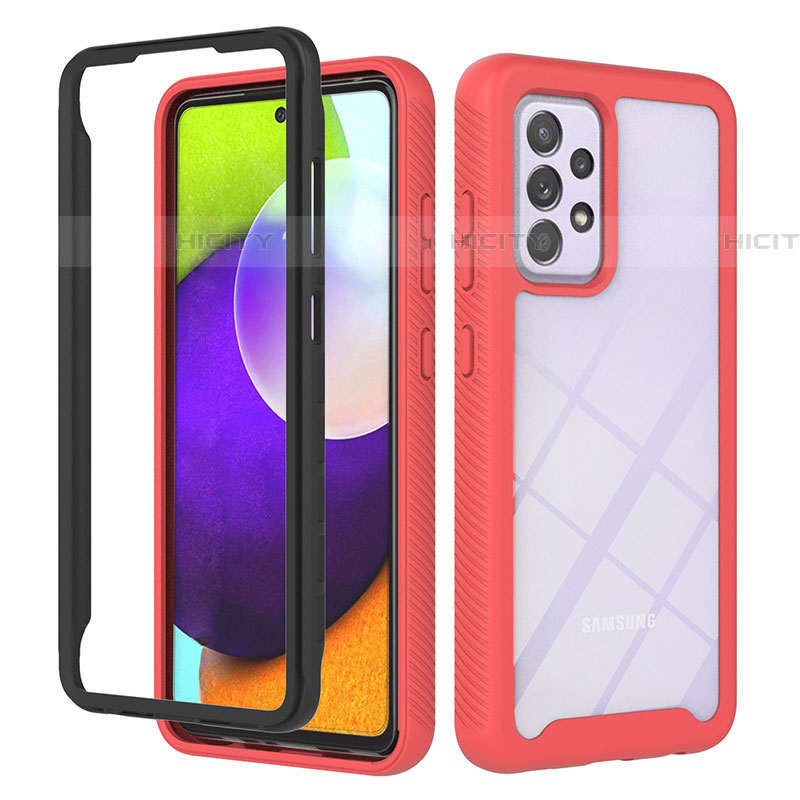 Carcasa Bumper Funda Silicona Transparente 360 Grados ZJ1 para Samsung Galaxy A52 4G