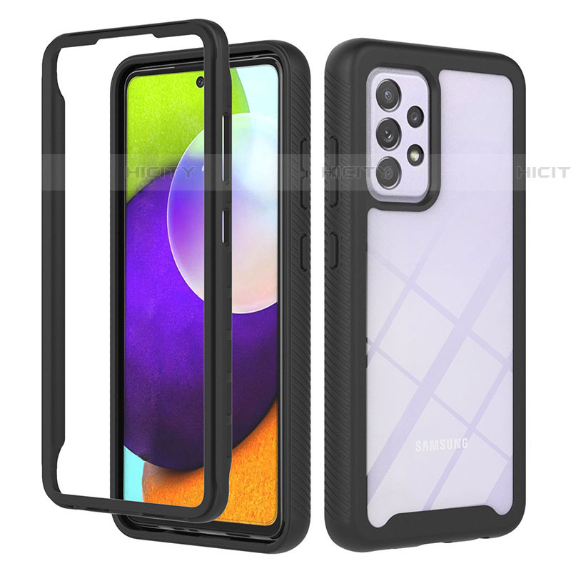 Carcasa Bumper Funda Silicona Transparente 360 Grados ZJ1 para Samsung Galaxy A52 5G