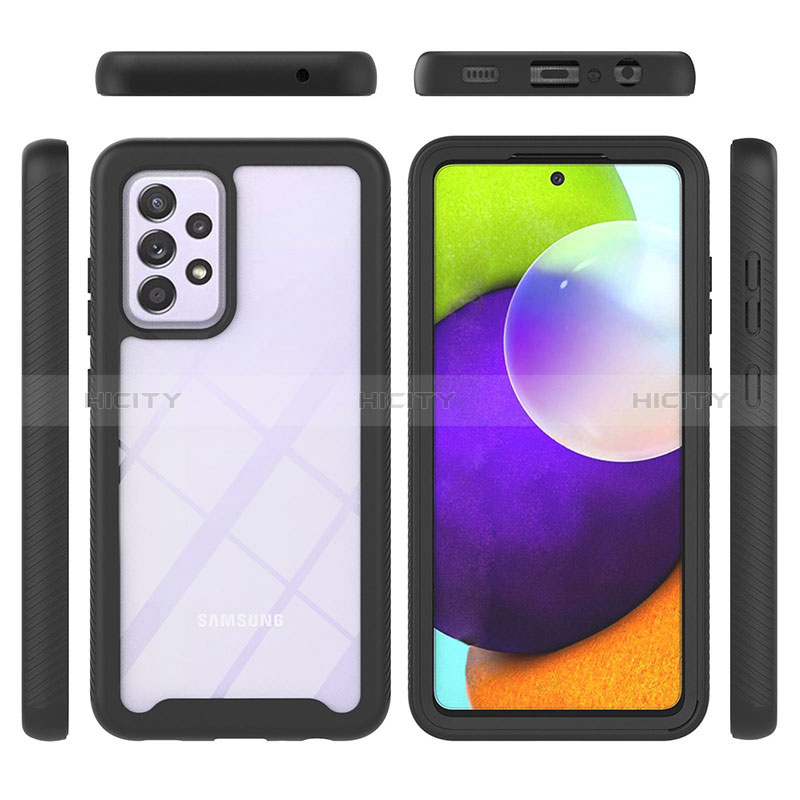 Carcasa Bumper Funda Silicona Transparente 360 Grados ZJ1 para Samsung Galaxy A52s 5G