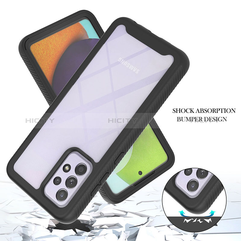 Carcasa Bumper Funda Silicona Transparente 360 Grados ZJ1 para Samsung Galaxy A52s 5G