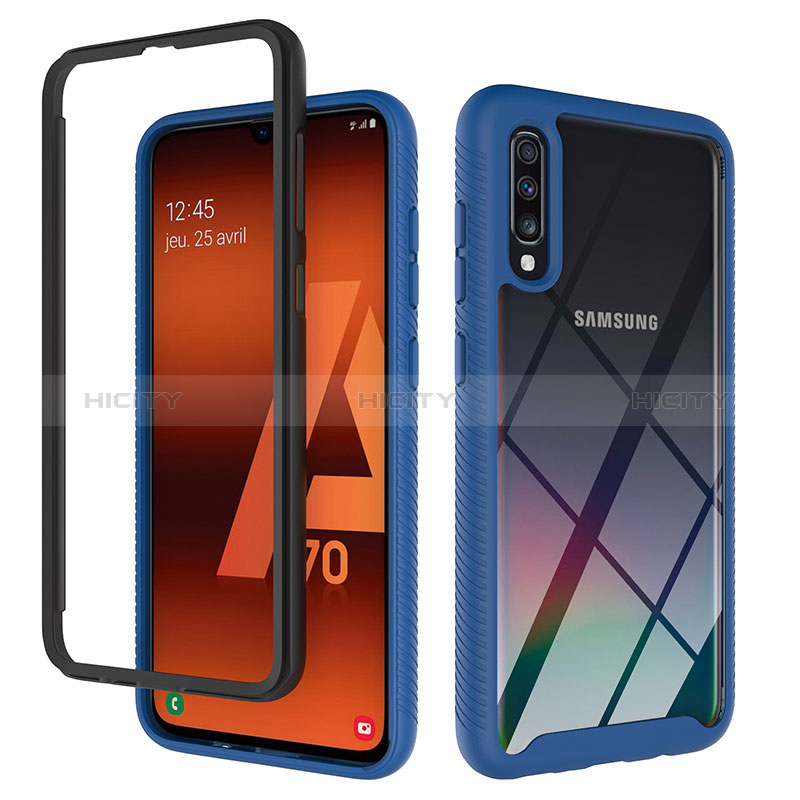 Carcasa Bumper Funda Silicona Transparente 360 Grados ZJ1 para Samsung Galaxy A70S