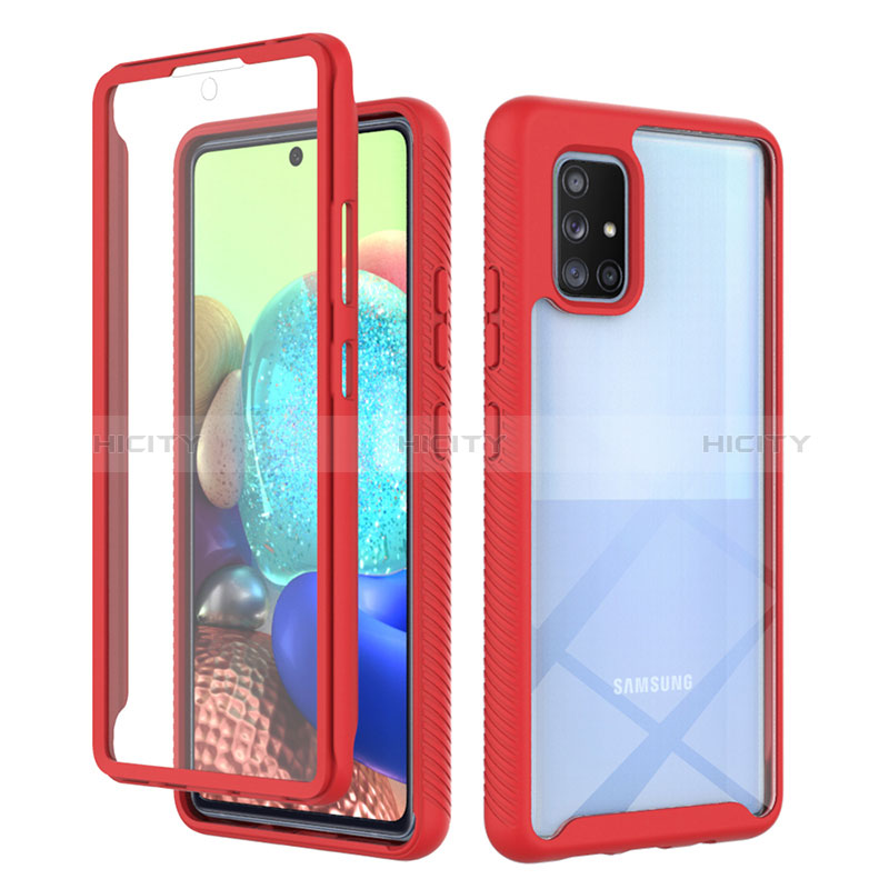 Carcasa Bumper Funda Silicona Transparente 360 Grados ZJ1 para Samsung Galaxy A71 4G A715