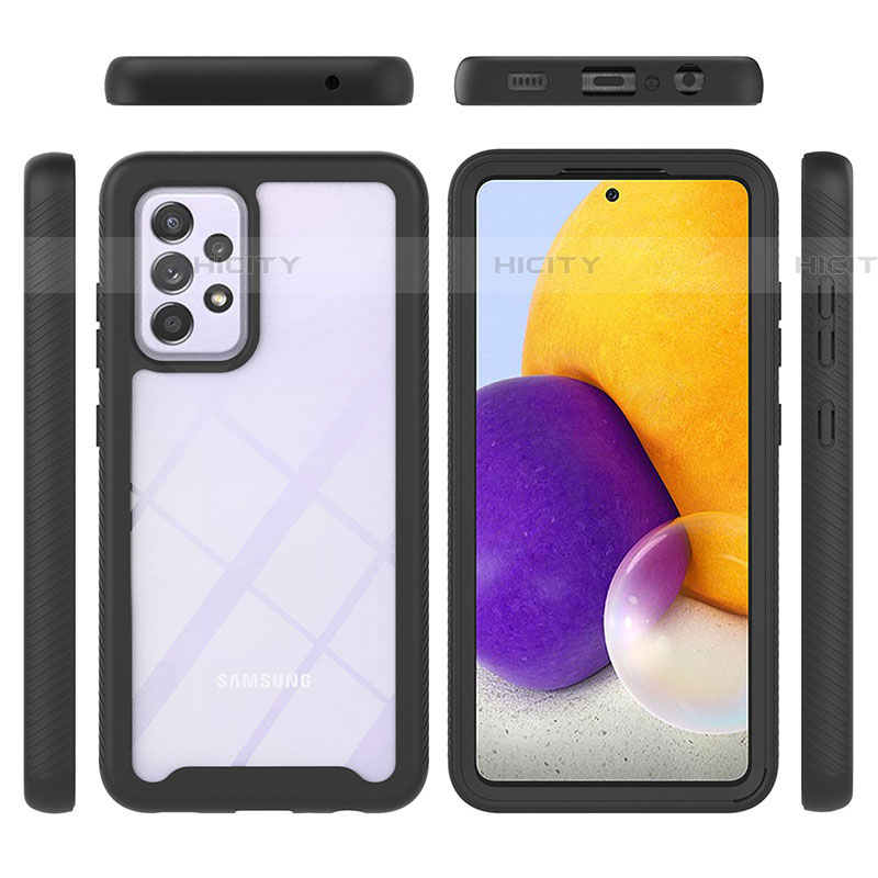 Carcasa Bumper Funda Silicona Transparente 360 Grados ZJ1 para Samsung Galaxy A72 5G