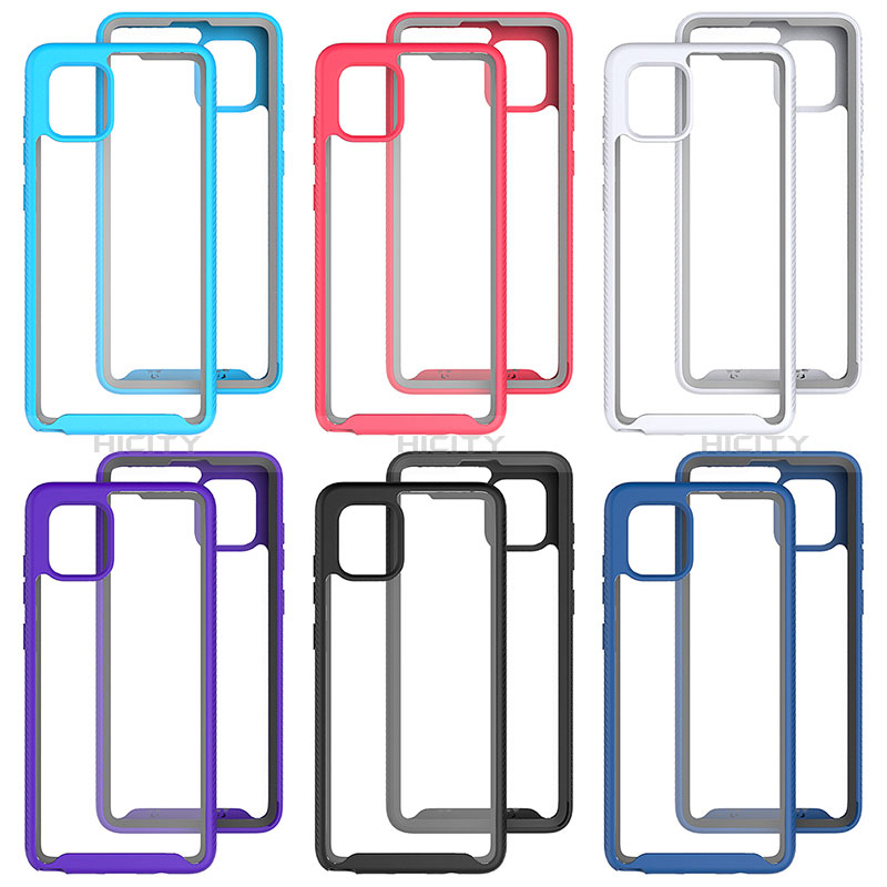 Carcasa Bumper Funda Silicona Transparente 360 Grados ZJ1 para Samsung Galaxy A81