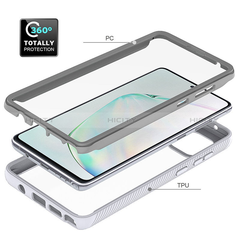 Carcasa Bumper Funda Silicona Transparente 360 Grados ZJ1 para Samsung Galaxy A81