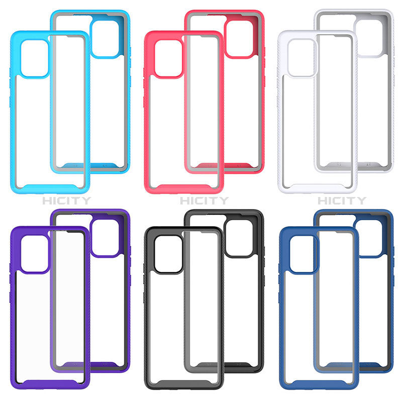 Carcasa Bumper Funda Silicona Transparente 360 Grados ZJ1 para Samsung Galaxy A91