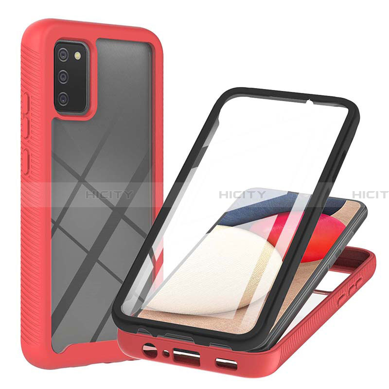 Carcasa Bumper Funda Silicona Transparente 360 Grados ZJ1 para Samsung Galaxy F02S SM-E025F