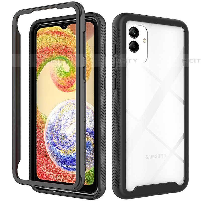 Carcasa Bumper Funda Silicona Transparente 360 Grados ZJ1 para Samsung Galaxy F04