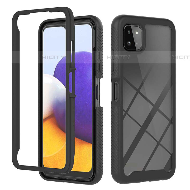 Carcasa Bumper Funda Silicona Transparente 360 Grados ZJ1 para Samsung Galaxy F42 5G