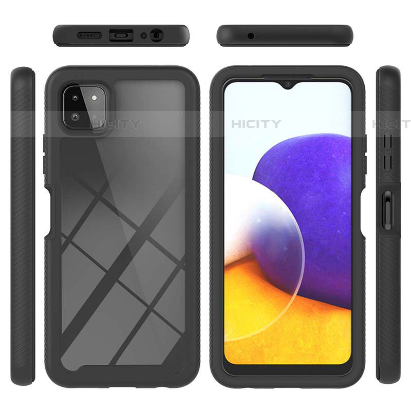 Carcasa Bumper Funda Silicona Transparente 360 Grados ZJ1 para Samsung Galaxy F42 5G