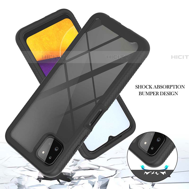 Carcasa Bumper Funda Silicona Transparente 360 Grados ZJ1 para Samsung Galaxy F42 5G