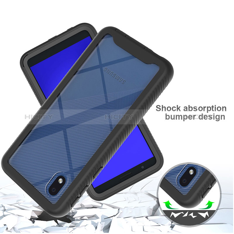 Carcasa Bumper Funda Silicona Transparente 360 Grados ZJ1 para Samsung Galaxy M01 Core