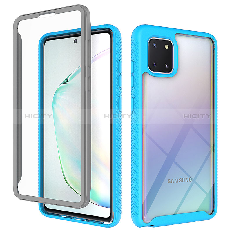 Carcasa Bumper Funda Silicona Transparente 360 Grados ZJ1 para Samsung Galaxy M60s