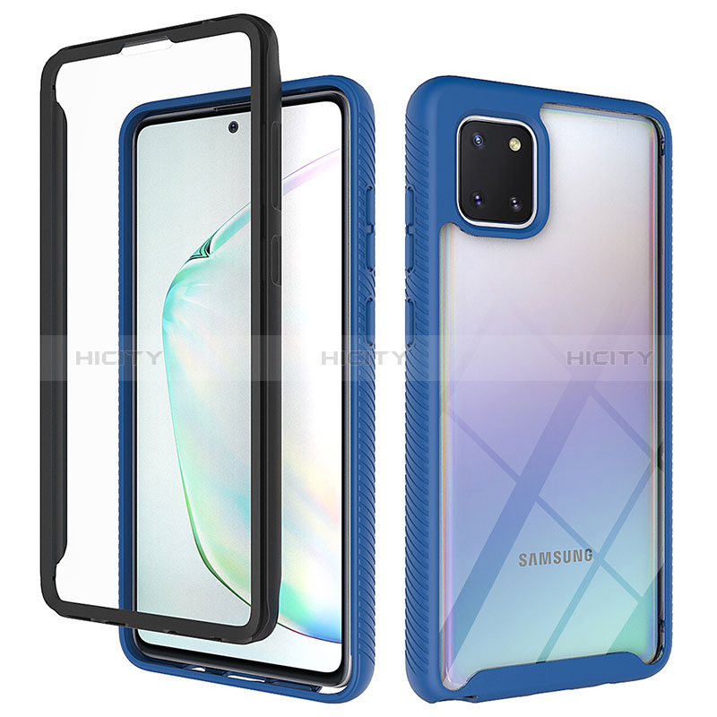 Carcasa Bumper Funda Silicona Transparente 360 Grados ZJ1 para Samsung Galaxy Note 10 Lite