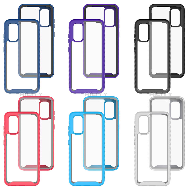 Carcasa Bumper Funda Silicona Transparente 360 Grados ZJ1 para Samsung Galaxy S20 5G