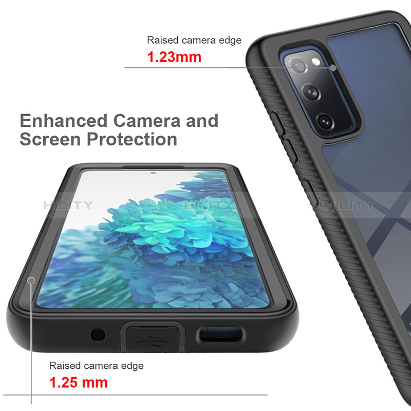 Carcasa Bumper Funda Silicona Transparente 360 Grados ZJ1 para Samsung Galaxy S20 FE 4G