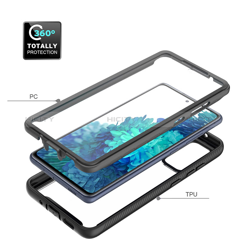 Carcasa Bumper Funda Silicona Transparente 360 Grados ZJ1 para Samsung Galaxy S20 FE 4G
